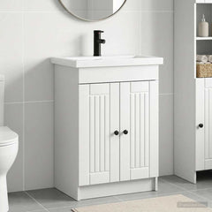 Bathroom Furniture Depth 37.5 cm White 56 cm