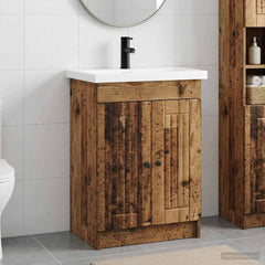 Bathroom Furniture Depth 37.5 cm Old wood 78.5 cm