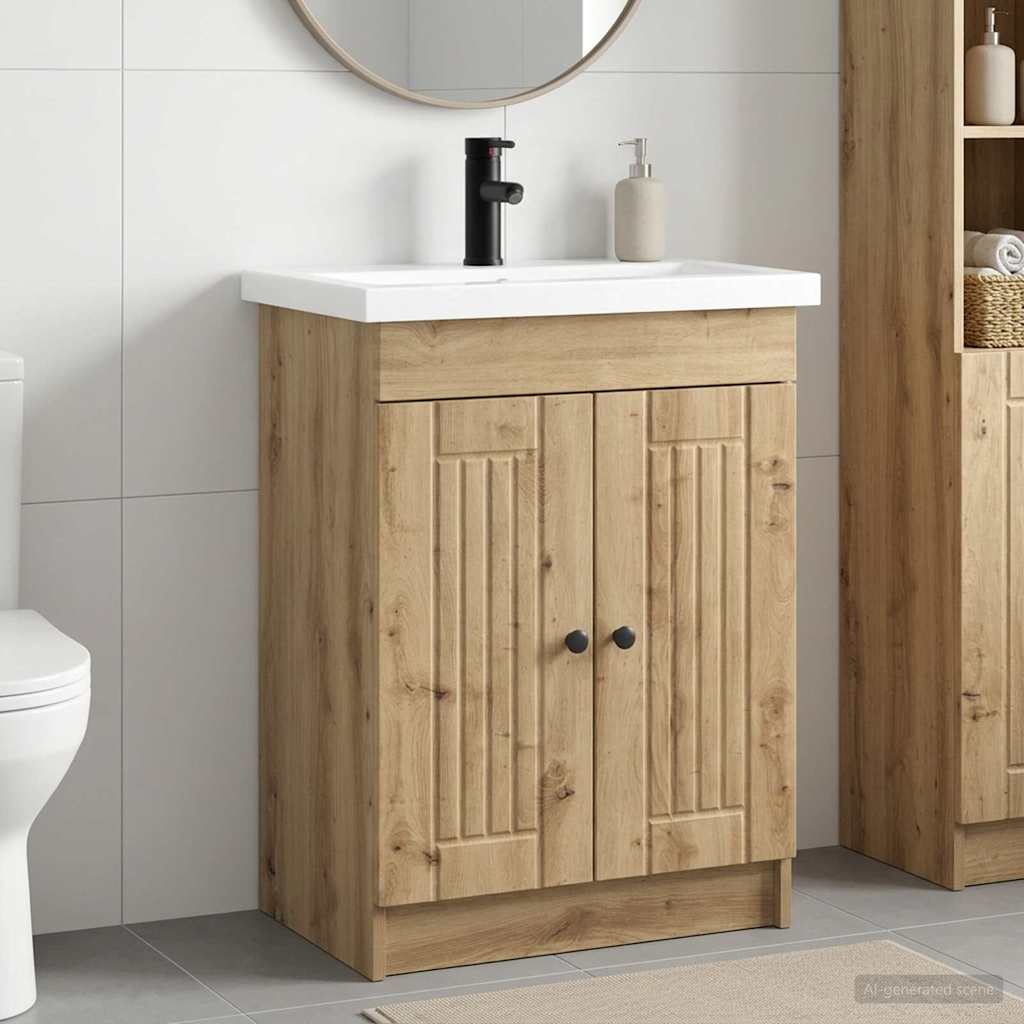 Bathroom Furniture Depth 37.5 cm Artisan oak 78.5 cm