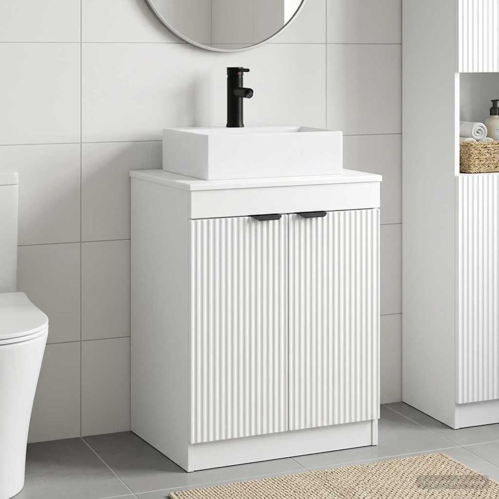 Bathroom Sink Cabinet 54 x 41 x 99.5 cm White