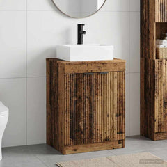 Bathroom Sink Cabinet 54 x 41 x 99.5 cm Old wood