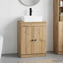 Bathroom Sink Cabinet 54 x 41 x 99.5 cm Artisan oak