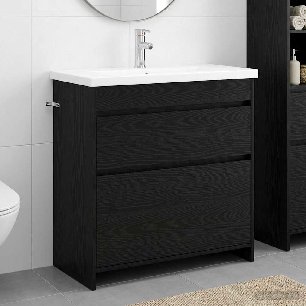 Bathroom Furniture 81 x 40 x 84.5 cm Black oak