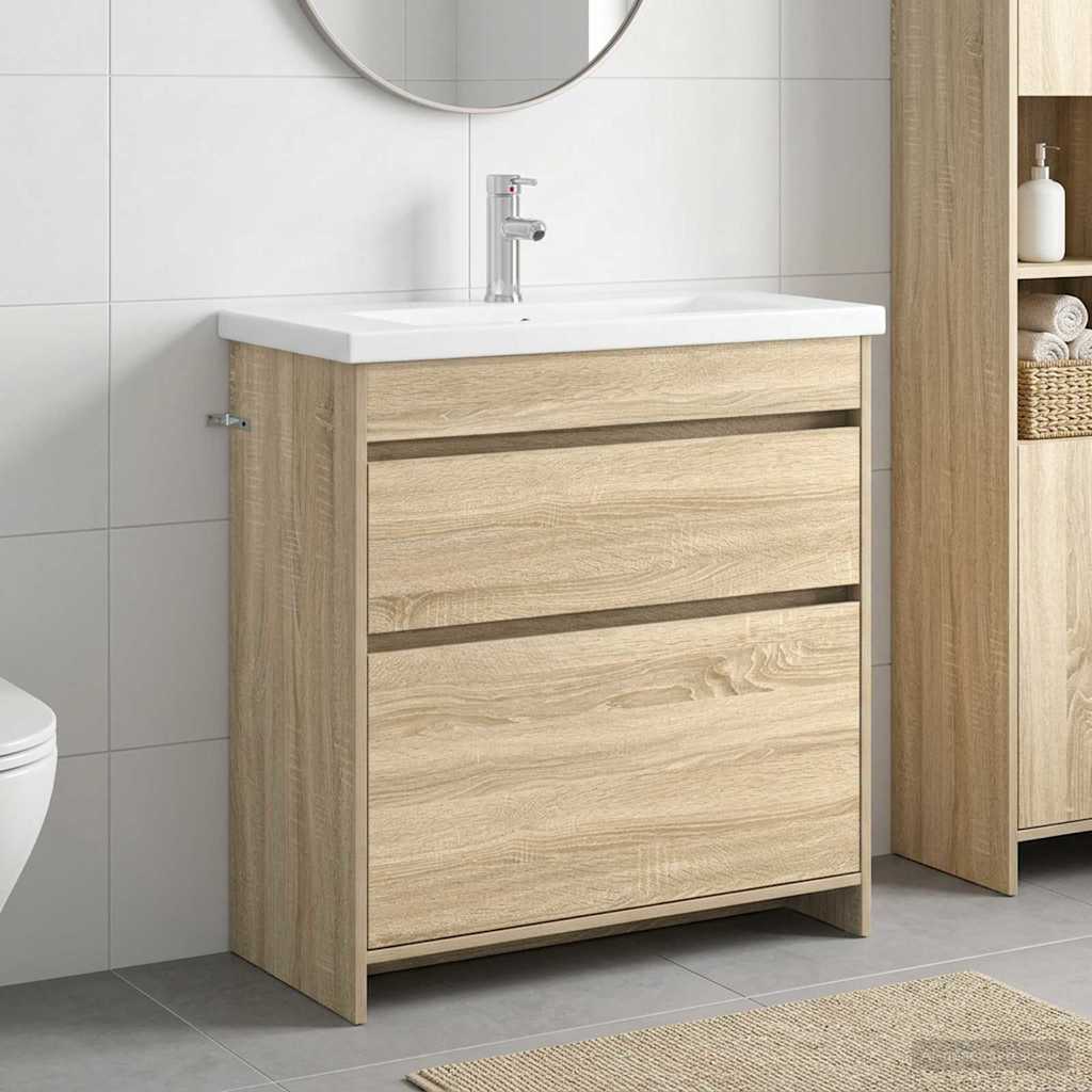 Bathroom Furniture 81 x 40 x 84.5 cm Sonoma oak