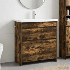 Bathroom Furniture 81 x 40 x 84.5 cm Smoked oak