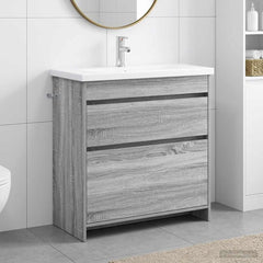 Bathroom Furniture 81 x 40 x 84.5 cm Grey sonoma