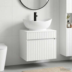 Bathroom Sink Cabinet 59 x 44.5 x 80 cm High gloss white