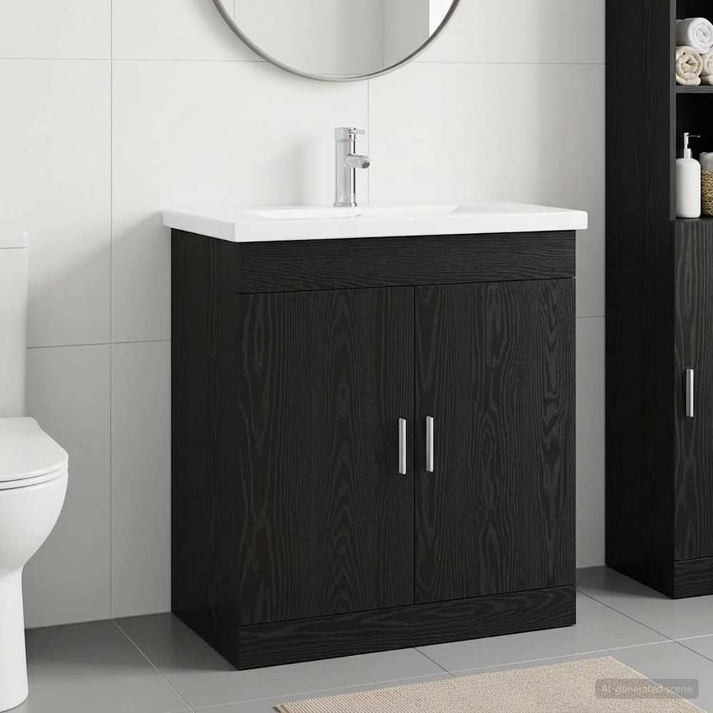 Bathroom Furniture 81 x 40 x 84.5 cm Black oak