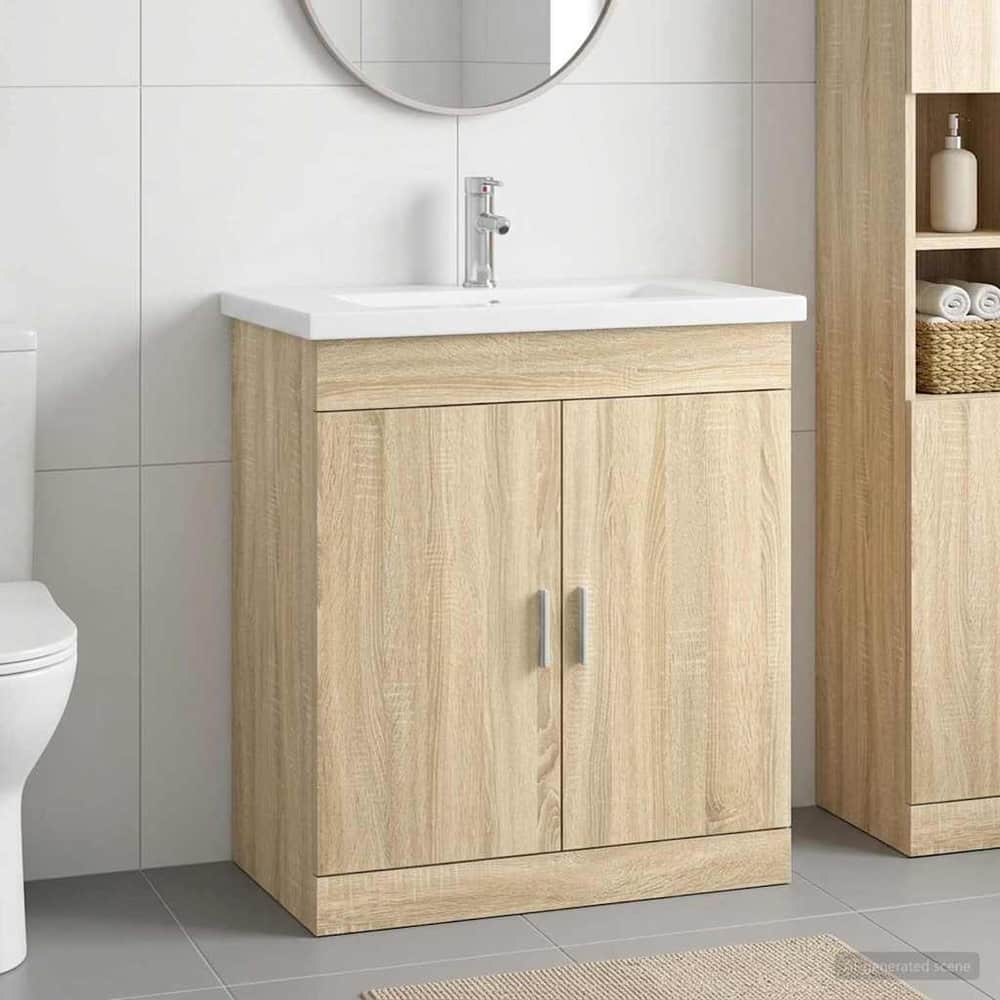 Bathroom Furniture 81 x 40 x 84.5 cm Sonoma oak