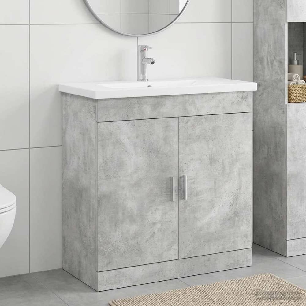 Bathroom Furniture 81 x 40 x 84.5 cm Concrete grey