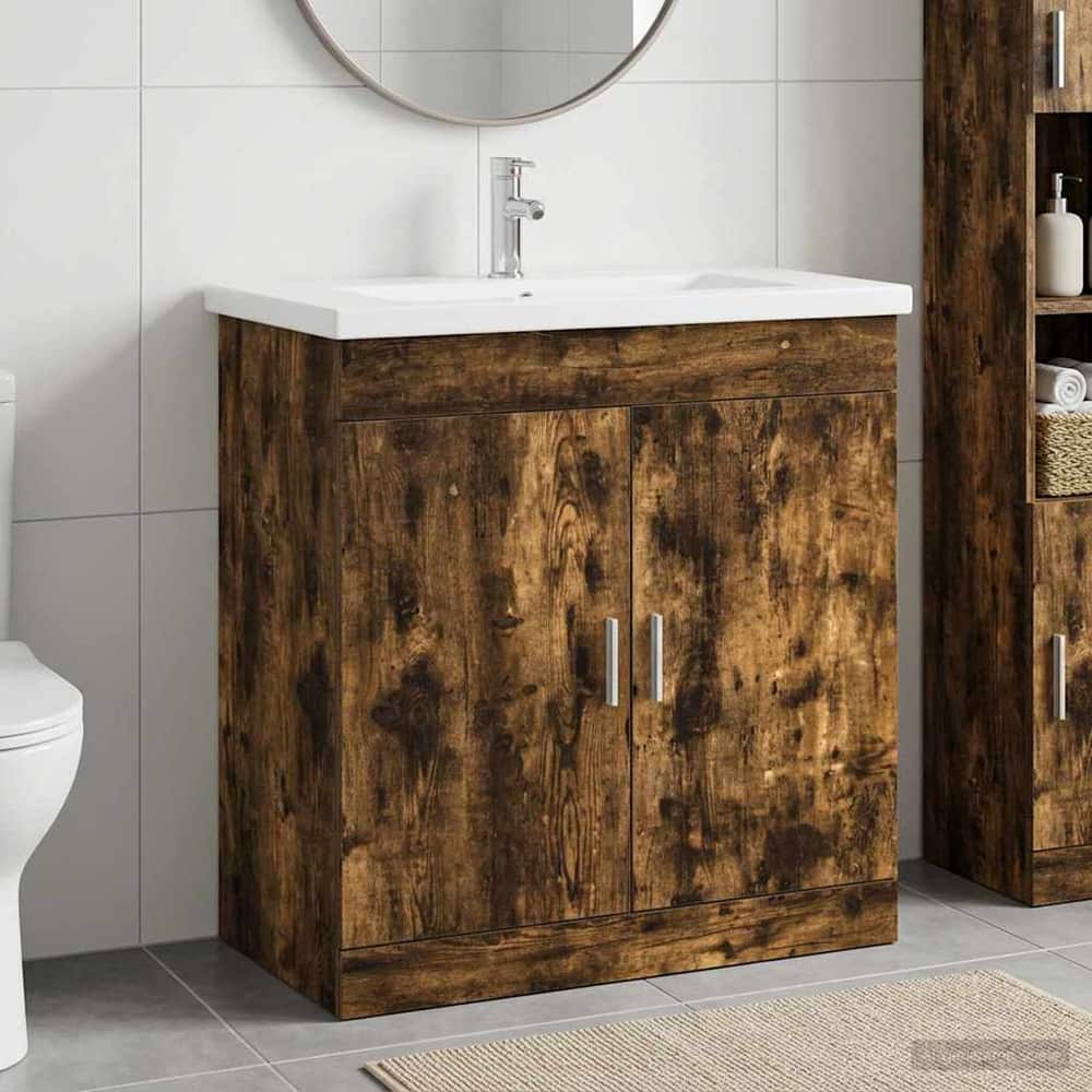 Bathroom Furniture 81 x 40 x 84.5 cm Smoked oak