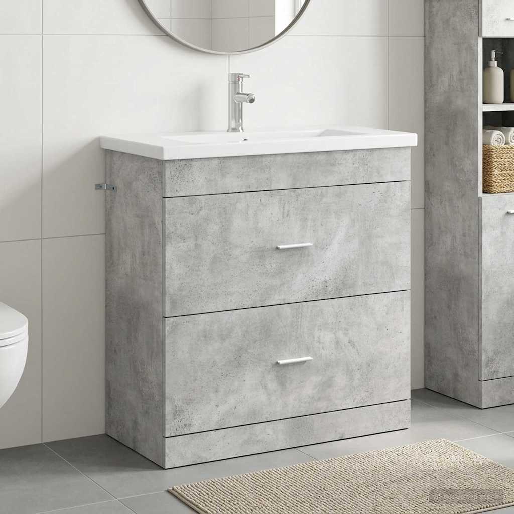 Bathroom Furniture 81 x 40 x 84.5 cm Concrete grey