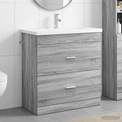 Bathroom Furniture 81 x 40 x 84.5 cm Grey sonoma