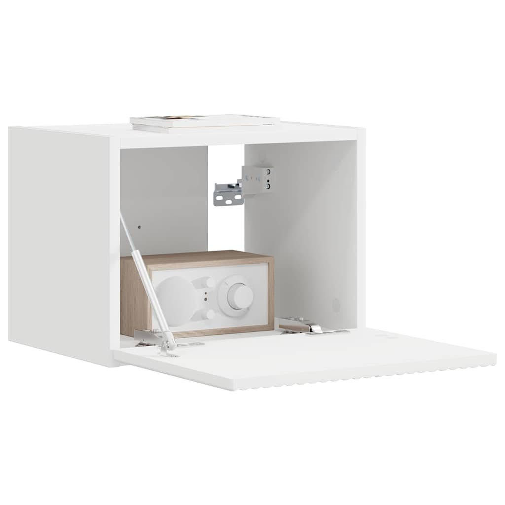vidaXL TV Wall Cabinet 39 x 31 x 29.5 cm White Engineered Wood 3