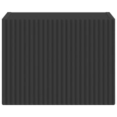 vidaXL TV Wall Cabinet 39 x 31 x 29.5 cm Black Engineered Wood 6