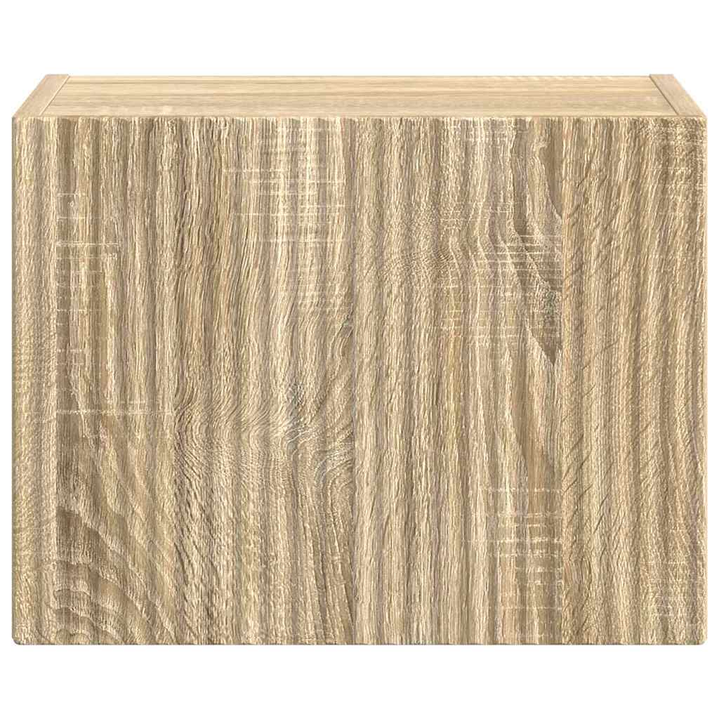 vidaXL TV Wall Cabinet 39 x 31 x 29.5 cm Sonoma Engineered Wood 6