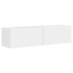 TV Wall Cabinet Engineered Wood 2 pcs 60 x 31 x 29.5 cm High gloss white