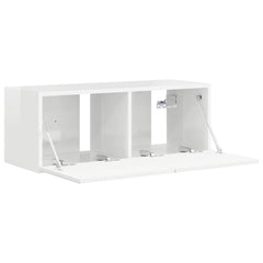 vidaXL TV Wall Cabinet 78.5 x 31 x 29.5 cm Gloss White Engineered Wood 5