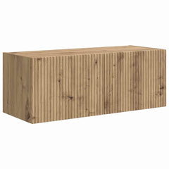 vidaXL TV Wall Cabinet 78.5 x 31 x 29.5 cm Artisian Oak 2