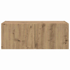vidaXL TV Wall Cabinet 78.5 x 31 x 29.5 cm Artisian Oak 6