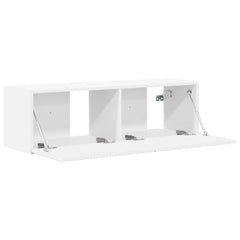 TV Wall Cabinet Engineered Wood 98 x 31 x 29.5 cm White