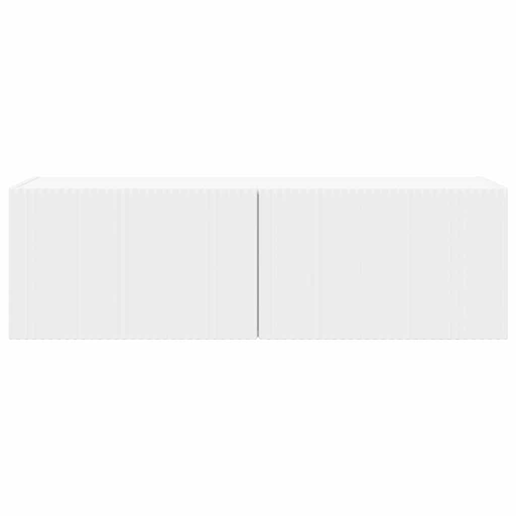 TV Wall Cabinet Engineered Wood 98 x 31 x 29.5 cm White