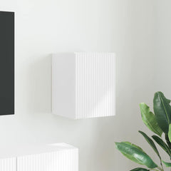 vidaXL TV Wall Cabinet 30 x 31 x 40 cm White Engineered Wood 1
