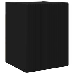 vidaXL TV Wall Cabinet 30 x 31 x 40 cm Black Engineered Wood 2