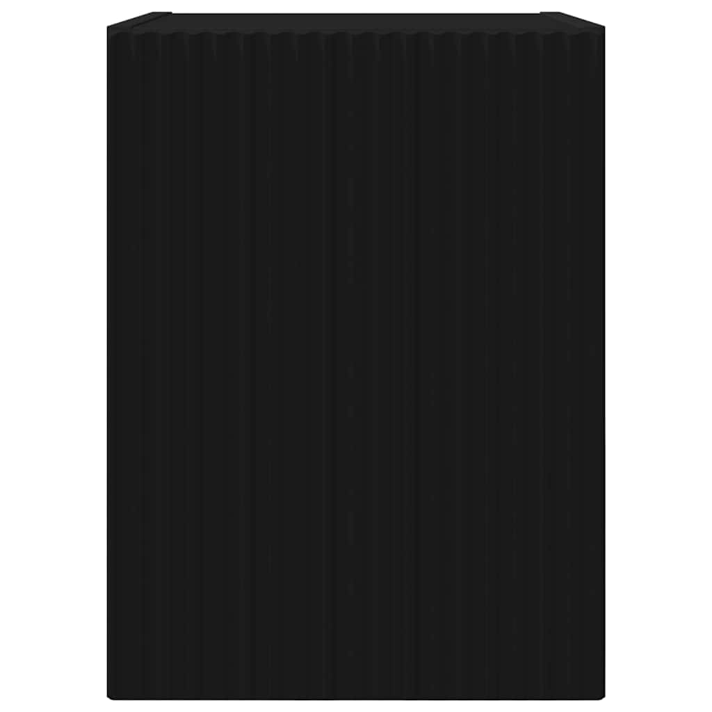 vidaXL TV Wall Cabinet 30 x 31 x 40 cm Black Engineered Wood 6