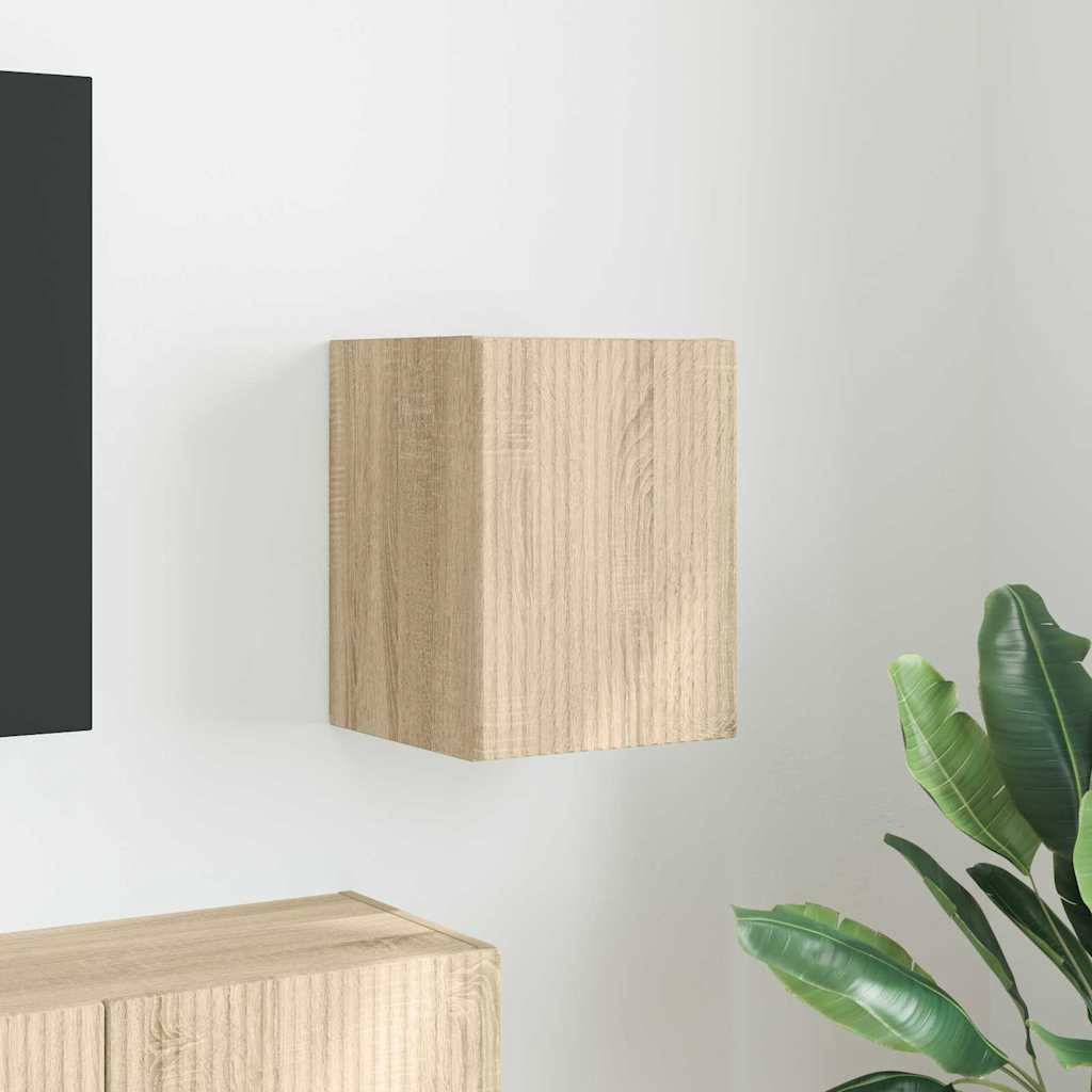 vidaXL TV Wall Cabinet 30 x 31 x 40 cm Sonoma Engineered Wood 1