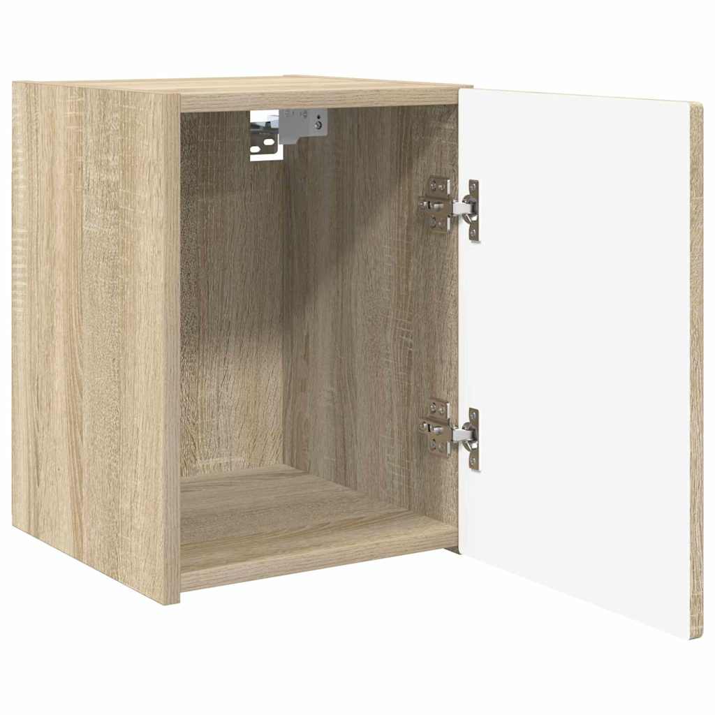 vidaXL TV Wall Cabinet 30 x 31 x 40 cm Sonoma Engineered Wood 5