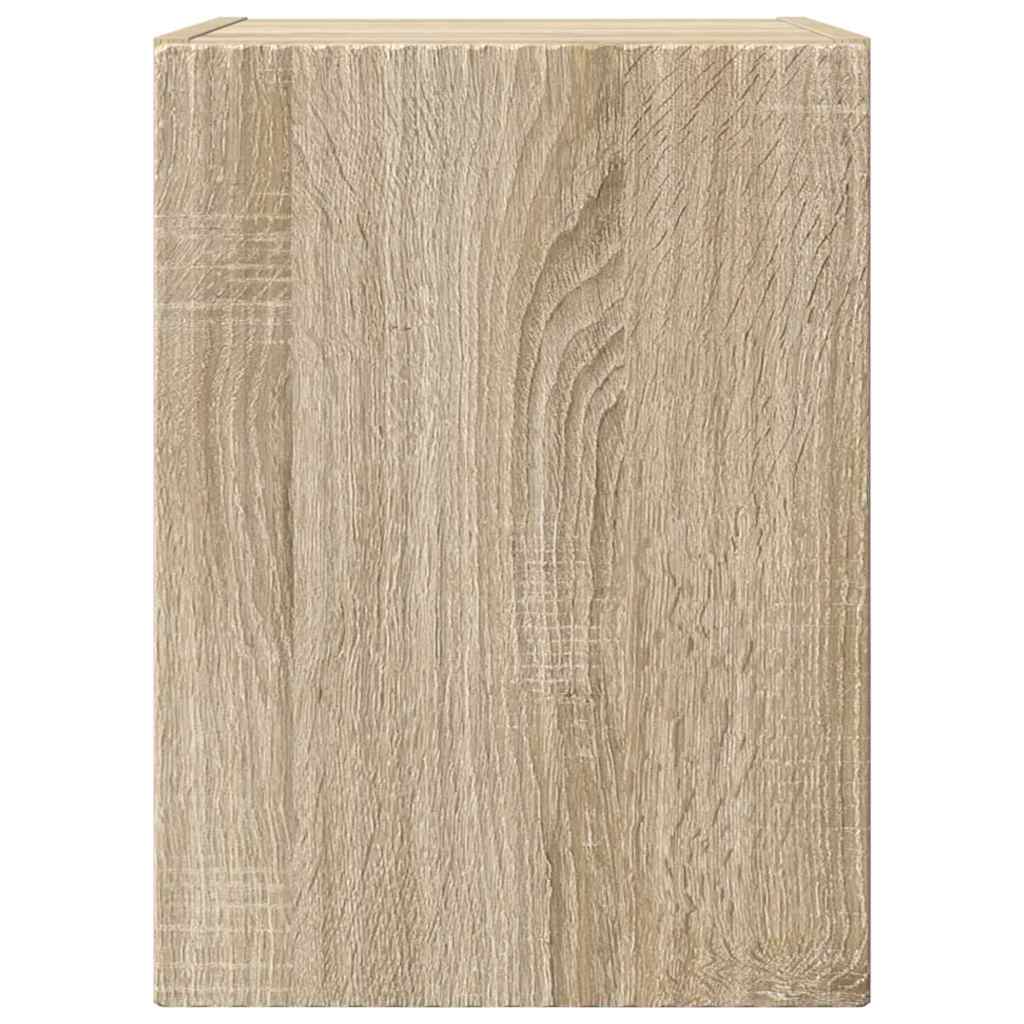 vidaXL TV Wall Cabinet 30 x 31 x 40 cm Sonoma Engineered Wood 6