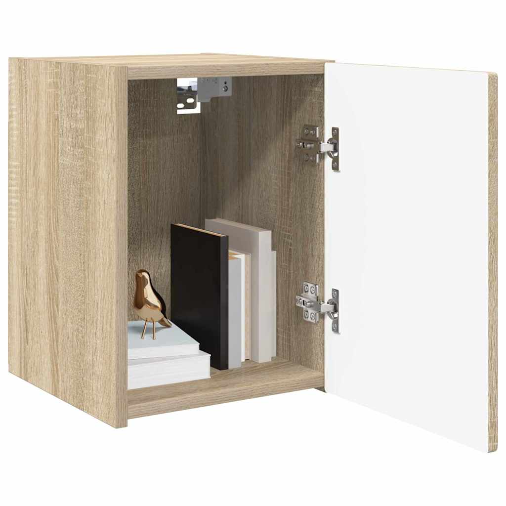 vidaXL TV Wall Cabinet 30 x 31 x 40 cm Sonoma Engineered Wood 3