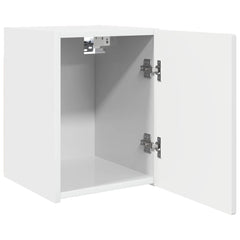 vidaXL TV Wall Cabinet 2 pcs Gloss White Engineered Wood 6
