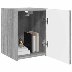 vidaXL TV Wall Cabinet 30 x 31 x 40 cm Grey Sonoma Engineered Wood 3