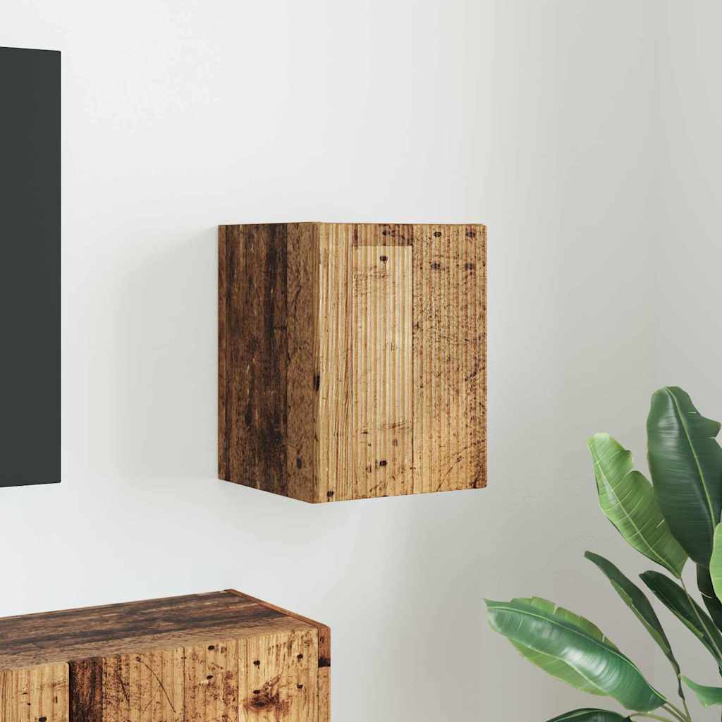 vidaXL TV Wall Cabinet 30 x 31 x 40 cm Old Wood Engineered Wood 1