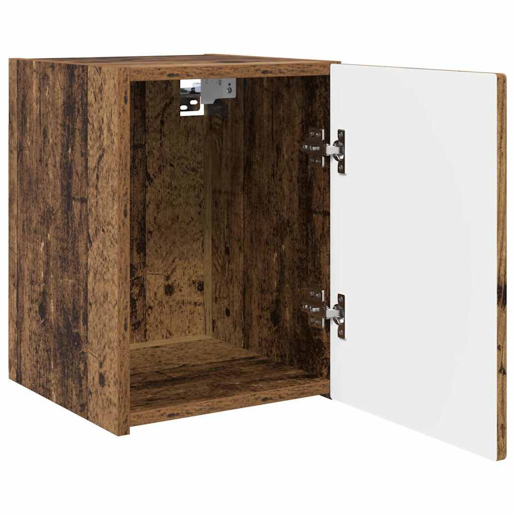 vidaXL TV Wall Cabinet 30 x 31 x 40 cm Old Wood Engineered Wood 5