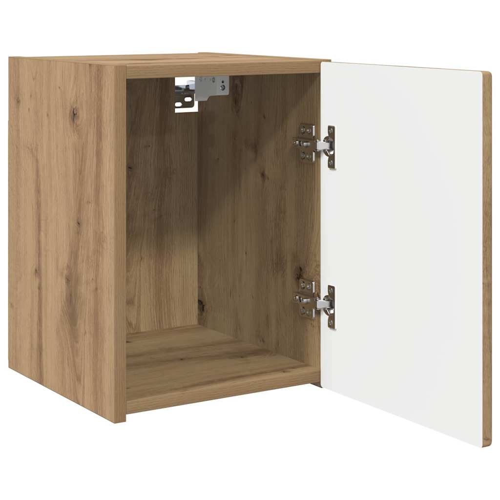 vidaXL TV Wall Cabinet 30 x 31 x 40 cm Artisian Oak Engineered Wood 5