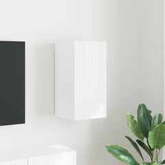 vidaXL TV Wall Cabinet 30 x 31 x 60 cm White Engineered Wood 1