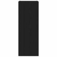vidaXL TV Wall Cabinet 30 x 31 x 80 cm Black Engineered Wood 6