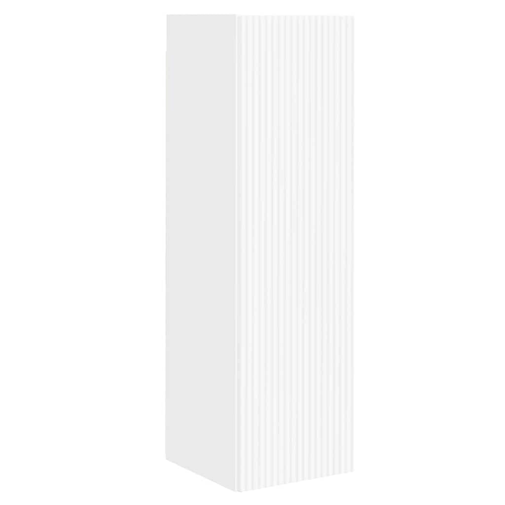 vidaXL TV Wall Cabinet 30 x 31 x 100 cm White Engineered Wood 2