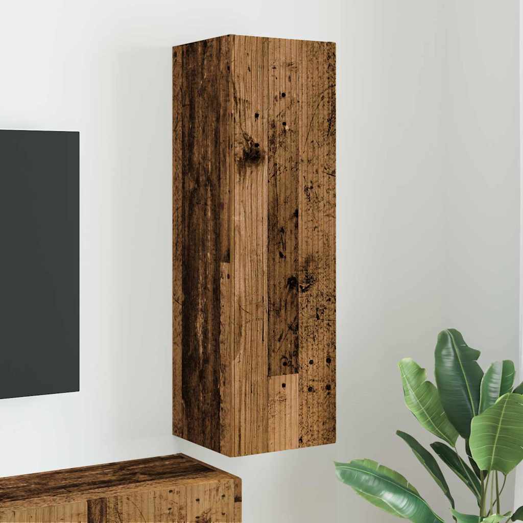 vidaXL TV Wall Cabinet 30 x 31 x 100 cm Old Wood Engineered Wood 1