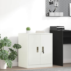 Storage Cabinet Steel Width 60 cm White 70 cm