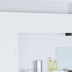 vidaXL Hanging Cabinet 2 pcs White Engineered Wood 1