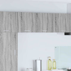 vidaXL Hanging Cabinet Grey Sonoma and White 40 x 31 x 40 cm 1