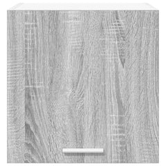 vidaXL Hanging Cabinet Grey Sonoma and White 40 x 31 x 40 cm 6