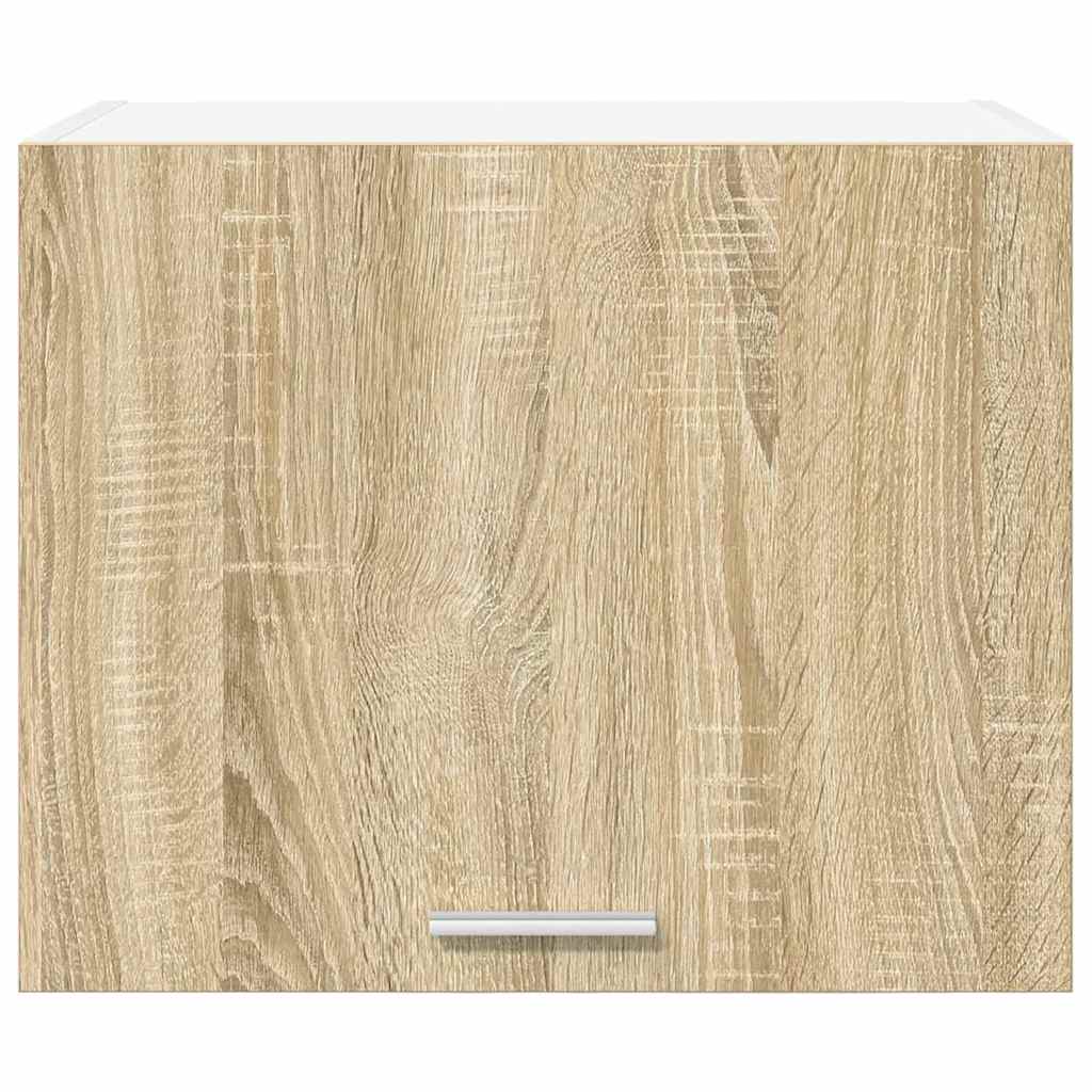 vidaXL Hanging Cabinet Sonoma Oak and White 50 x 31 x 40 cm 6