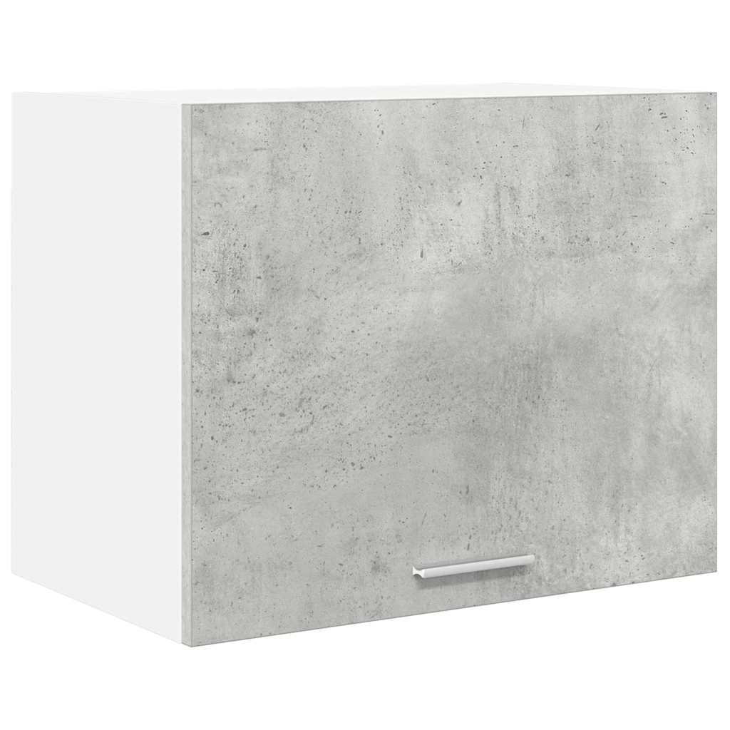 vidaXL Hanging Cabinet Concrete Grey and White 50 x 31 x 40 cm 2
