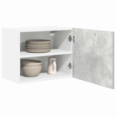 vidaXL Hanging Cabinet Concrete Grey and White 50 x 31 x 40 cm 3