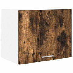 vidaXL Hanging Cabinet Smoked Oak and White 50 x 31 x 40 cm 2